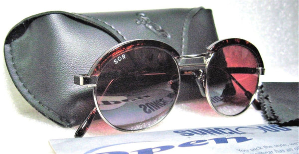 SunclOud NOS Vintage Rare RENZO Tortoise Rnd Clubmaster Rose SCR DGM Sunglasses - Vintage Sunglasses 