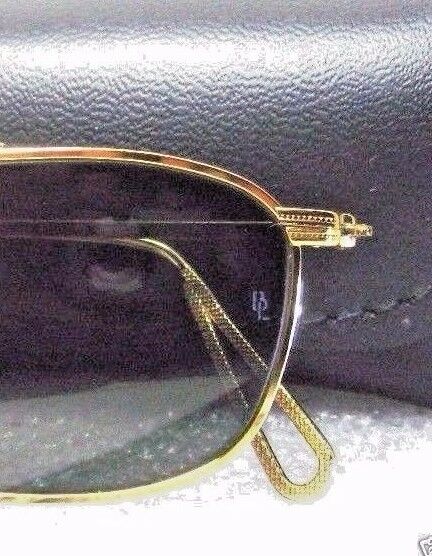 Ray-Ban USA NOS Vintage B&L Mod Aviator W2001 PinpointEtched Gold New Sunglasses