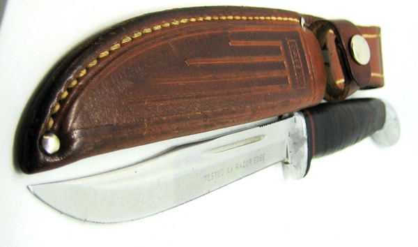 Case XX USA Vintage 1965-69 316-5 SSP Razor Edge Stainless Steel Hunting Knife