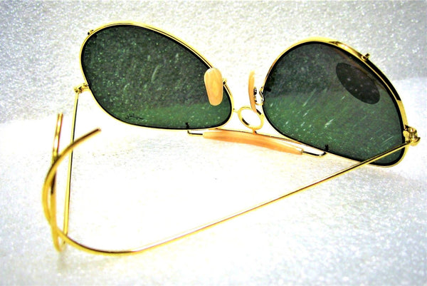 Ray-Ban USA NOS Vintage B&L Aviator SharpShooter Deluxe III 64mm New Sunglasses - Vintage Sunglasses 