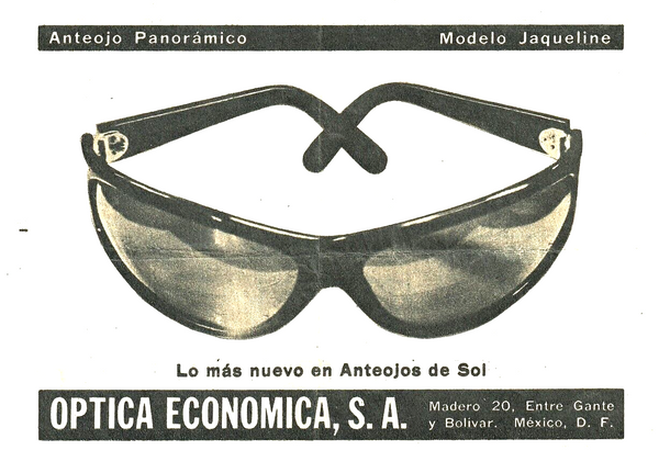 FAOSA Jaqueline NOS Mexico 1950s Buddy Holy Roy Orbison Sunglasses Frame