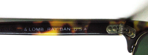 Ray-Ban USA Vintage 80 B&L Clubmaster Antique Tortoise Wayfarer Mint Sunglasses