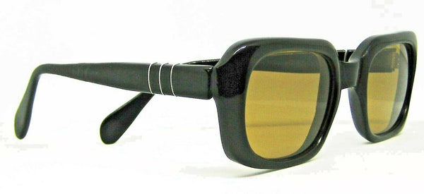 Persol Ratti Meflecto 1970s Vintage 58108 Rare Patent 48-70 Ebony Sunglasses