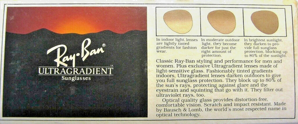 Ray-Ban USA Vintage NOS B&L Aviator Precious Metals Platinum White Sunglasses