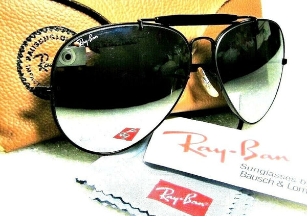 Ray-Ban USA Vintage B&L Aviator *DGM G31 Outdoorsman BlackChrome Mint Sunglasses - Vintage Sunglasses 