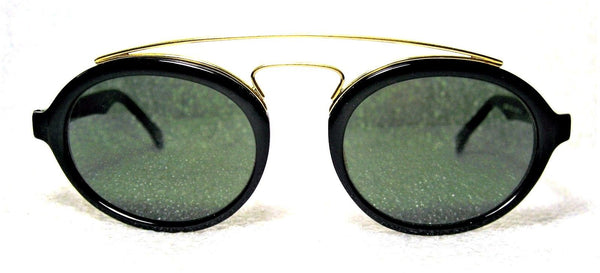 Vintage Ray-Ban USA *B&L *NOS "Gatsby" Style 6 Ebony-Gold W0940 *NEW Sunglasses - Vintage Sunglasses 