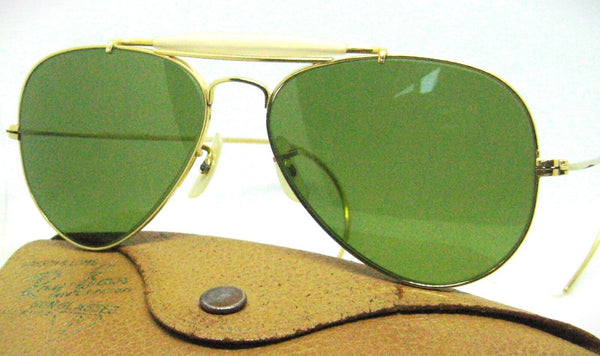 Ray-Ban USA Vintage 70s B&L  Aviator  RB-3 Outdoorsman 12k GF Mint Sunglasses
