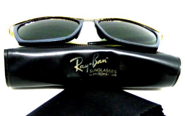 Ray-Ban USA 1980s Vintage B&L Olympian II L1004 Wayfarer Rare NrMint Sunglasses