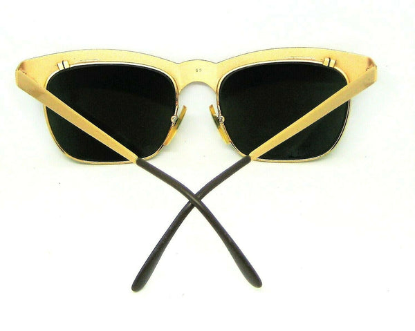 Vintage Ray-Ban USA B&L Gold Wayfarer Nuevo W0755 G-15 Nr Mint Sunglasses & Case