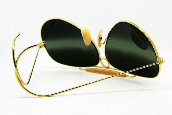 Ray-Ban USA Vintage NOS  B&L Aviator *DGM G31 Bullet Hole Shooter New Sunglasses - Vintage Sunglasses 