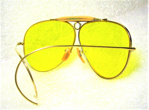 Ray-Ban USA Vintage 1940s B&L Aviator Kalichrome 12kGF Bullet Shooter Sunglasses - Vintage Sunglasses 