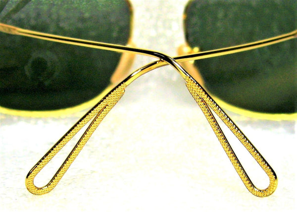Ray-Ban USA *NOS Vintage B&L Mod-Aviator W1698 Pinpoint Etched *NEW Sunglasses - Vintage Sunglasses 