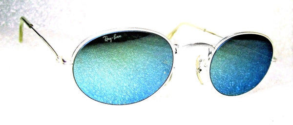Ray-Ban USA *NOS Vintage B&L Exclusive W1862-White Gold BluMirror NEW Sunglasses - Vintage Sunglasses 