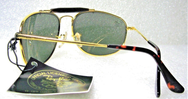 Ray-Ban USA Vintage NOS B&L Aviator W1078 Olympics Explorer Tortuga Sunglasses - Vintage Sunglasses 