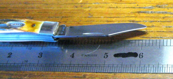 Case XX USA 52032 Double Blade Stockman NOS Pocket Knife w/Stag Handle 4-Dot New