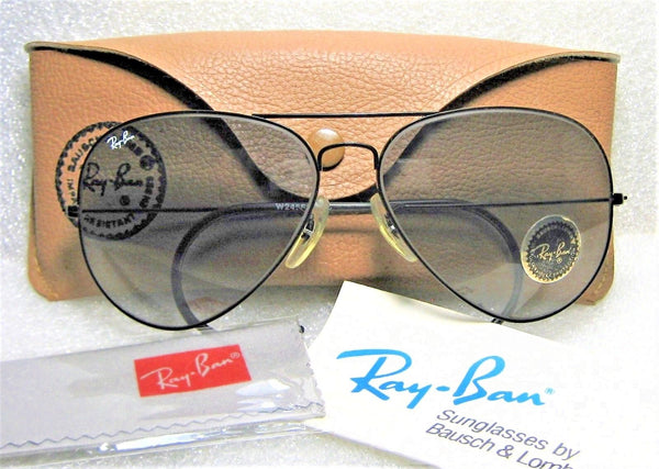 Ray-Ban USA NOS Vintage B&L Aviator W2455 TG Blue UltraGradient New Sunglasses - Vintage Sunglasses 