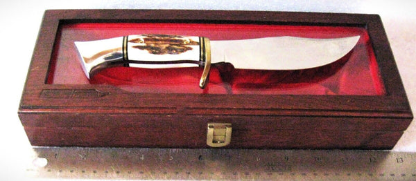 Rare BOWIE KNIFE Westmark 701 Stag Case WESTERN COLEMAN New Condition 1984