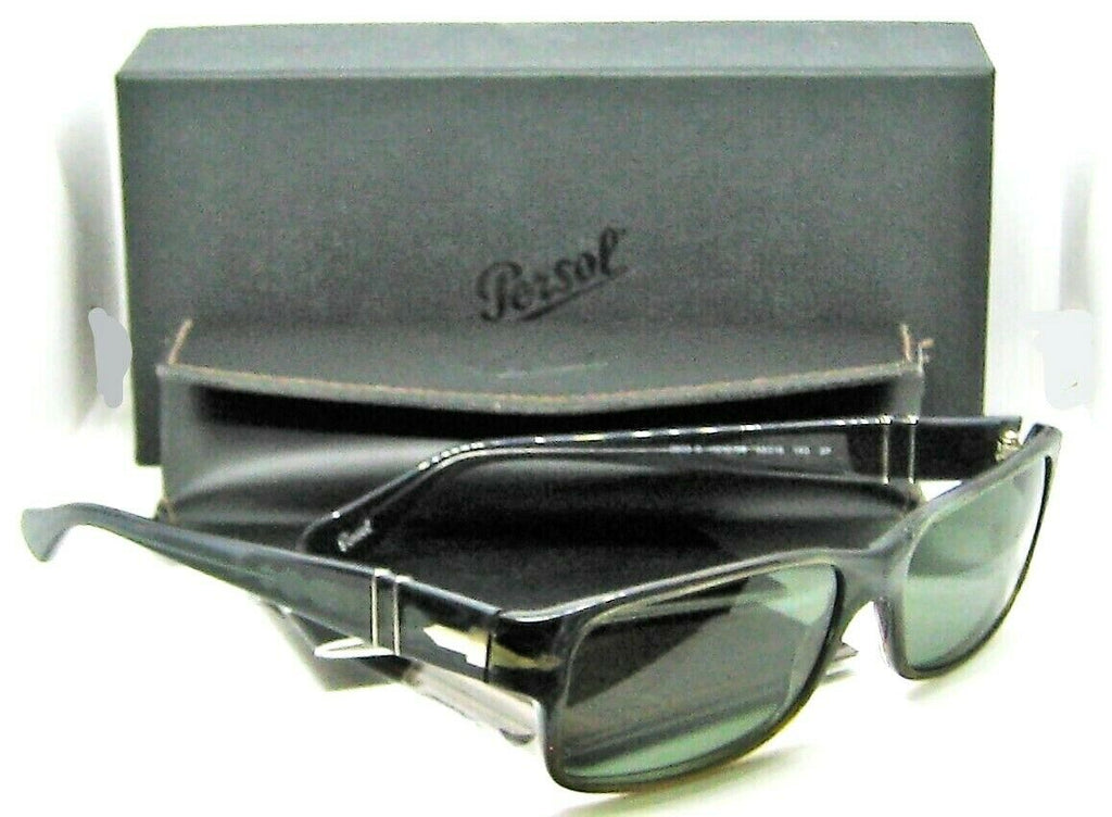 Persol Vintage 2803-S 1012/58 Irishman Ebony-Black 58-16 New In Box Sunglasses - Vintage Sunglasses 