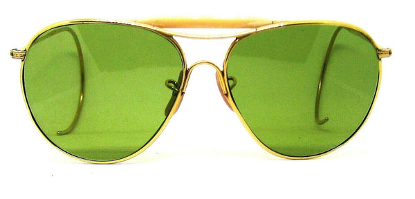 American Optical USA NOS Aviator WWII B&L Ful Vue 12kGF Vintage 40s Sunglasses