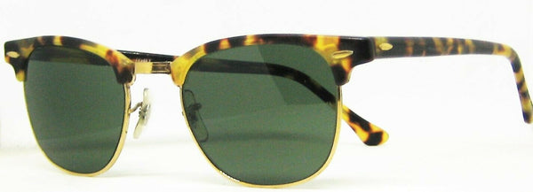 Ray-Ban USA Vintage 70s B&L Clubmaster Antique Tortoise Wayfarer Mint Sunglasses