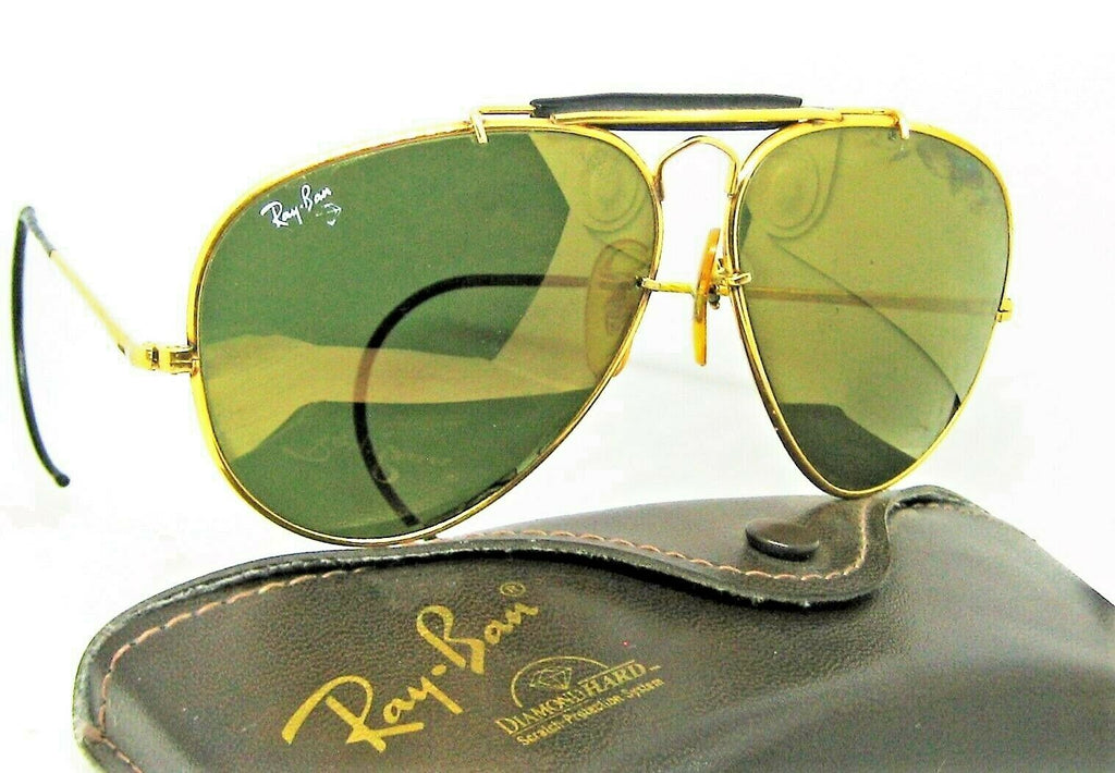 Ray-Ban USA Vintage B&L Aviator Outdoorsman Diamond Hard Survivor W1506 Sunglasses