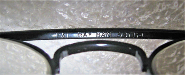Ray-Ban USA NOS Vintage B&L Aviator Blue Super-Changeable 58 Lens New Sunglasses - Vintage Sunglasses 
