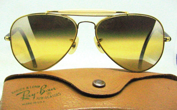 Ray-Ban USA B&L NOS Artic Deep Freeze 12K GF Aviator DGM Kalichrome Sunglasses