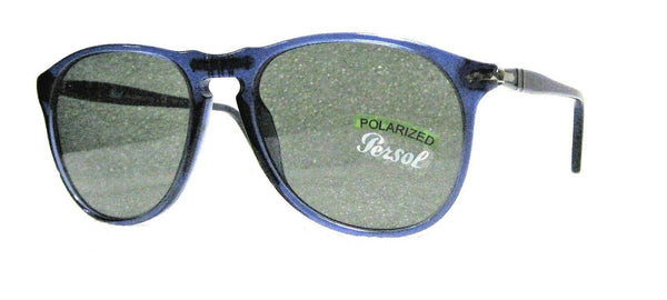 Persol Vintage 9649-S 1015/58 Rare Cobalto 55-18 Polarized New Sunglasses & Case
