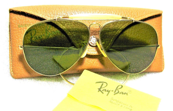 Vintage Ray-Ban USA 1950s *B&L Outdoorsman *RB-3 Aviator 12k GF *Mint Sunglasses - Vintage Sunglasses 