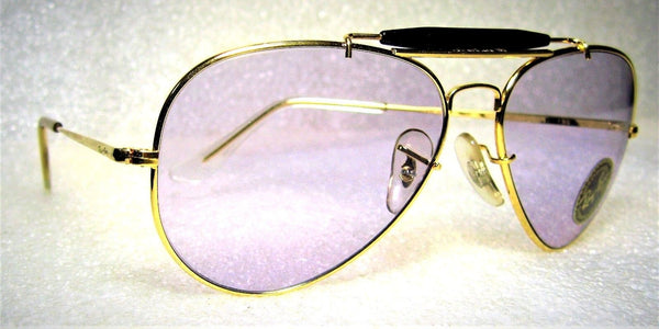 Vintage Ray-Ban USA NOS Rare B&L Aviator Bravura General LilacLns New Sunglasses - Vintage Sunglasses 