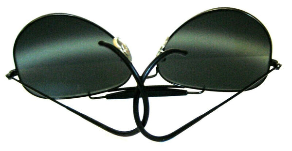 Ray-Ban USA NOS Vintage 1980s B&L Aviator DGM Outdoorsman BlackChrome Sunglasses