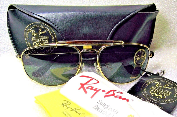 Ray-Ban USA *NOS B&L Aviator Explorer 1994 Olympics W1078 Tortuga NEW Sunglasses - Vintage Sunglasses 