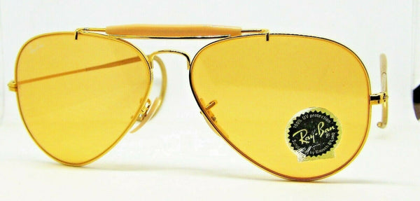 Ray-Ban USA Vintage 1990s NOS B&L Aviator Ambermatic PhotoChromic New Sunglasses