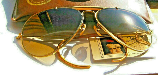 Ray-Ban USA NOS Vintage B&L Aviator Outdoorsman Ultragradient T9847 Sunglasses