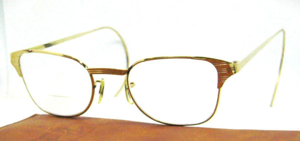 Ray-Ban USA Vintage 50s B&L Signet 12kGF Classic Metals Sunglasses Frame & Case