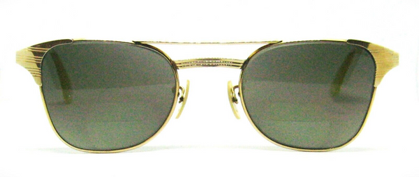 Ray-Ban USA Vintage 1940s B&L Signet 12kGF Classic Metals Sunglasses Frame &Case