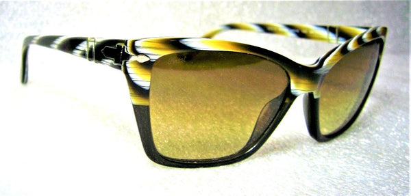 Persol Buck Horn PO 3025-S 954/51 Vanilla Caramel Exnt Sunglasses + Ray-Ban Case