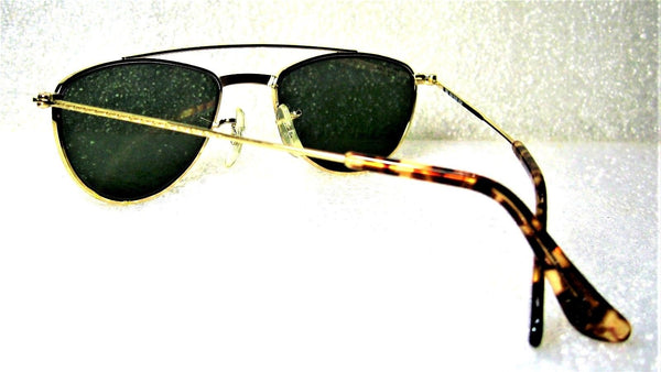 Ray-Ban USA NOS Vintage B&L 40s Retro Aviator W1758 24kGP Arista New Sunglasses - Vintage Sunglasses 