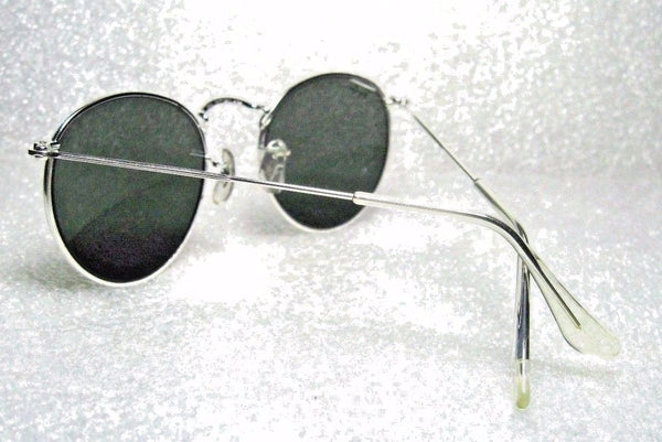 Ray-Ban USA *NOS Vintage *B&L W2247 Etched Silver Classic Metals *NEW Sunglasses - Vintage Sunglasses 