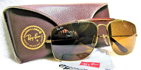 Ray-Ban USA Vintage B&L Aviator Tortuga Explorer-Caravan TGM Lens Mnt Sunglasses - Vintage Sunglasses 