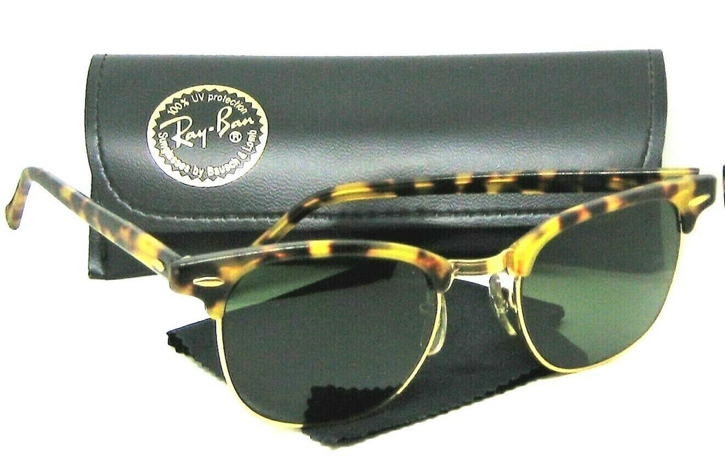 Ray-Ban USA Vintage 70s B&L Clubmaster Antique Tortoise Wayfarer Mint Sunglasses