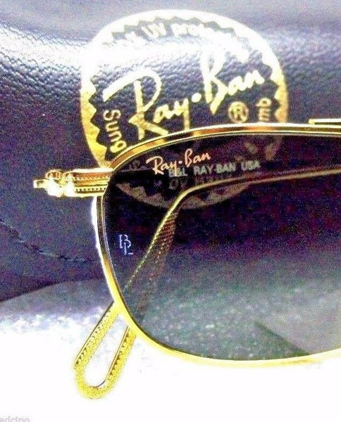 Ray-Ban USA NOS Vintage B&L Mod Aviator W2001 Pinpoint Etched New Sunglasses
