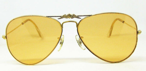Ray-Ban USA Vintage 1970s B&L AOPA Aviator Ambermatic PhotoChromic Sunglasses