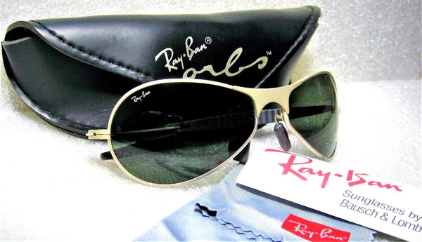 Ray-Ban USA *NOS Vintage B&L "Infinity" Metal W2373 Matte Silver *New Sunglasses - Vintage Sunglasses 