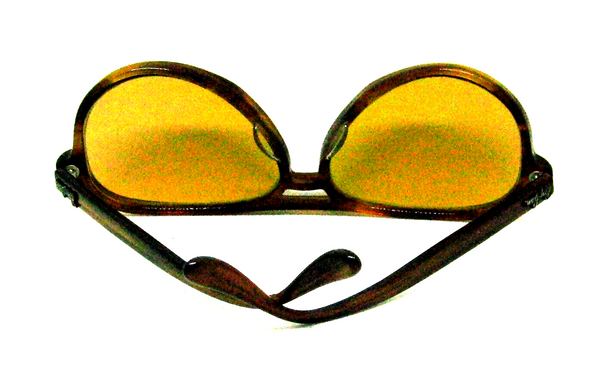 Ray-Ban USA NOS Vintage 70s B&L Aviator Ambermatic Vagabond New Sunglasses &Case