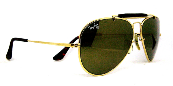 Ray-Ban USA B&L Mint Diamond Hard Aviator Outdoorsman 58mm W1508 Srvr Sunglasses