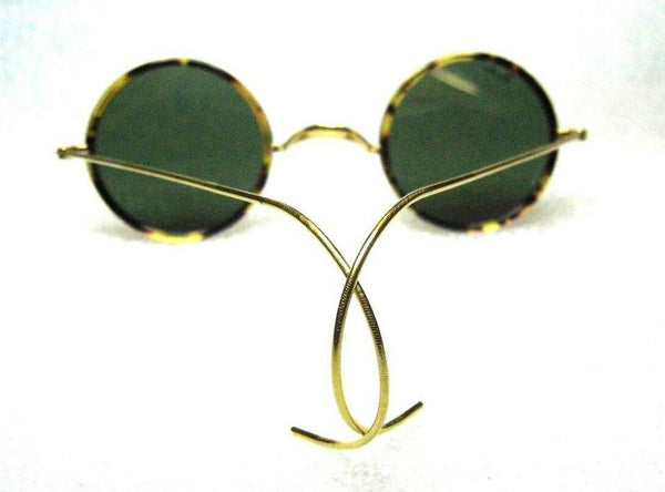 Ray-Ban USA NOS Vintage B&L Cheyenne I Lennon W1750 Honey~Tortis New Sunglasses