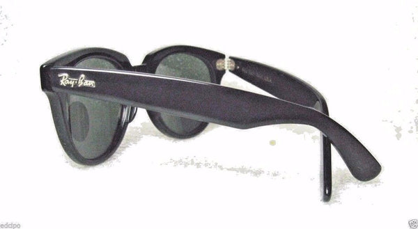 Ray-Ban USA Vintage NOS B&L Wayfarer DALLAS W0902 Blk-Ebony New n Box Sunglasses - Vintage Sunglasses 