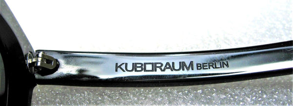 Kuboraum "Dreamed in Berlin" Mask B2 49[]25 BS 150mm 3 Ebony Mint Sunglasses - Vintage Sunglasses 