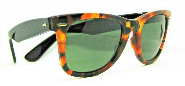 Ray-Ban USA Vintage B&L Mod Wayfarer Elite W1903 G-15 Ebony Tortoise Sunglasses - Vintage Sunglasses 